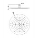 Paini κώδωνες ντούζ inox Φ300 αυτοκαθαριζόμενος 50CR759UPE